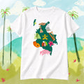 Colombian map t shirt